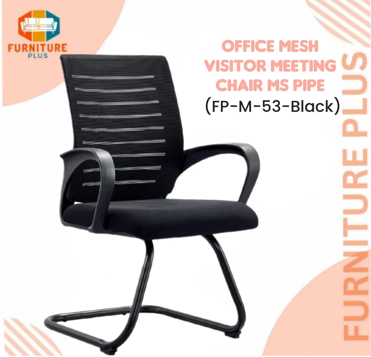 (FP-M-53-Black) Visitor Chair