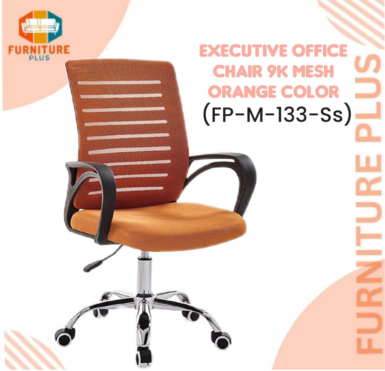 (FP-M-133-Orange) Executive chair