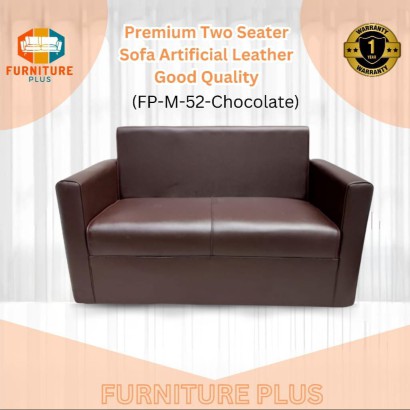 (FP-M-52-Chocolate) Two seater sofa