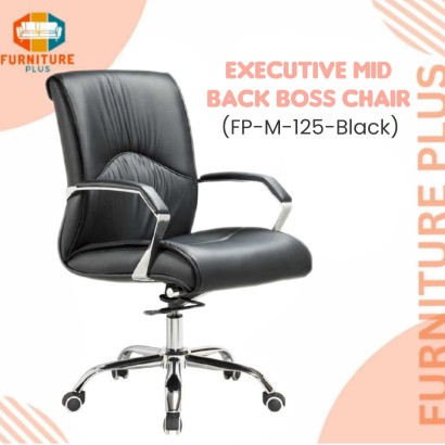 (FP-M-125-Black) Boss Chair