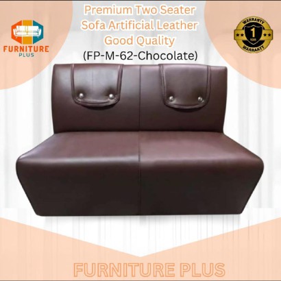 (FP-M-62-Chocolate) Premium Two Seater Sofa