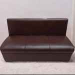 (FP-M-28-Chocolate)Three Seat Sofa Chocolate