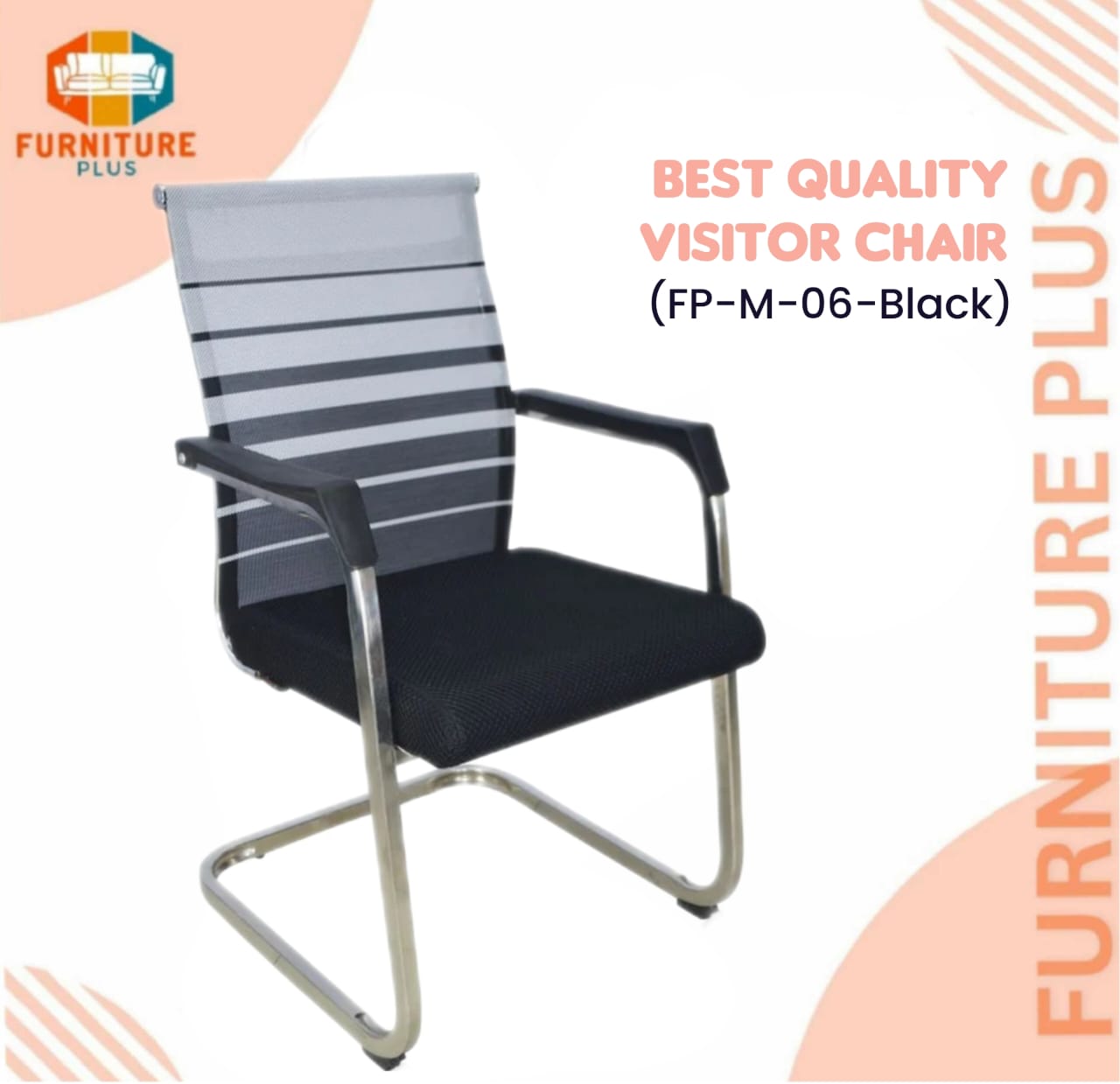 (FP-M-06-Black) Visitor Chair