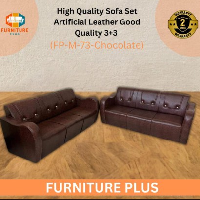 (FP-M-73) Premium quality sofa set 3+3 Artificial leather very good quality living room-home office-sofa set