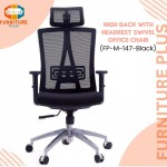 (FP-M-147-Black) High Quality Adjustable Swivel Office Chair